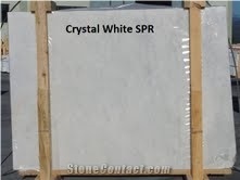 Crystal White Marble Slab