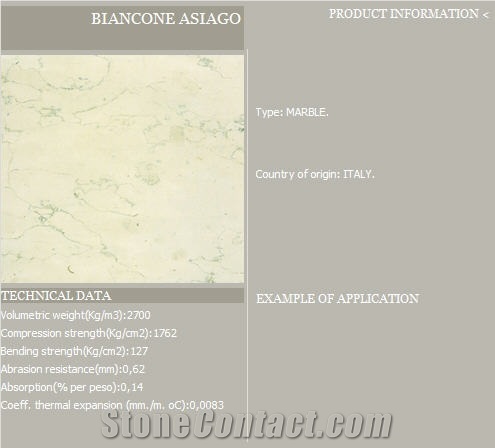 Bianco Asiago Slabs & Tiles