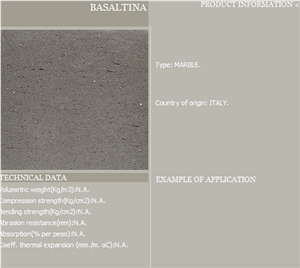 Pietra Basaltina Slabs & Tiles, Italy Grey Basalt