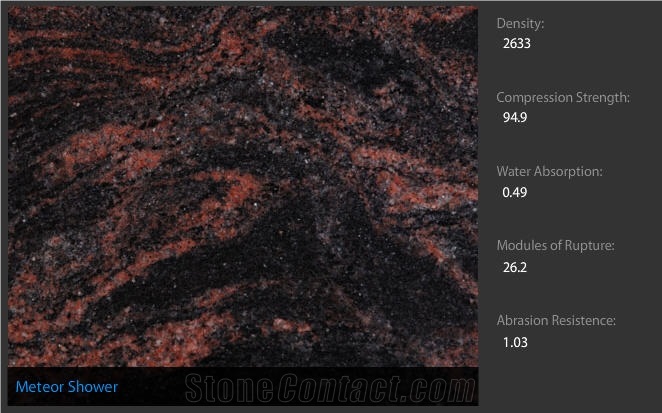 Meteor Shower Granite Slabs & Tiles