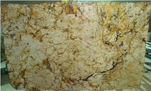 Exodus Granite Slabs, Brazil Yellow Granite