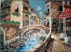 Natural Stone Mosaic Picture,Art Works