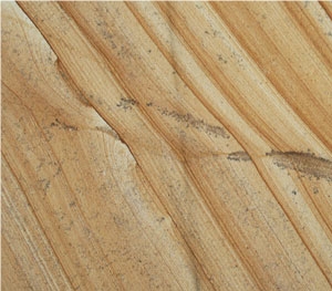 Wooden Yellow Sandstone Tile
