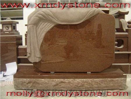 Qilu Red Granite Monument & Tombstone