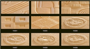 China Yellow Sandstone Relief, Handcrafts