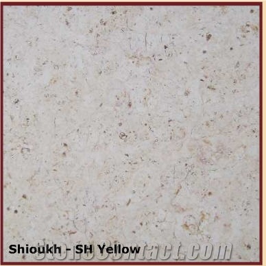 Shioukh Limestone Tile - Sh Yellow, Al Shuyoukh Stone