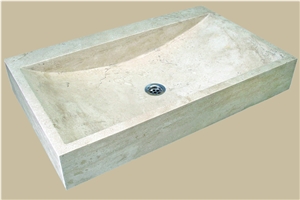 Ivory Travertine Basin