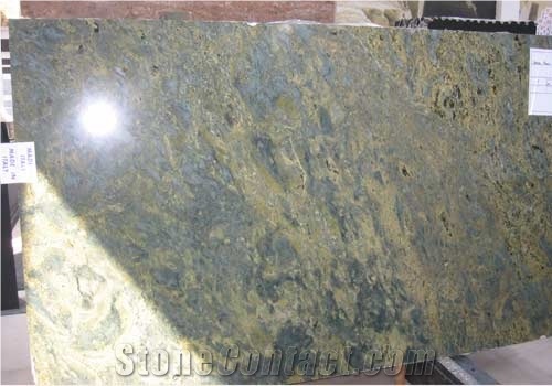 Yellow Dragon (Verde Alpino) Granite Slabs