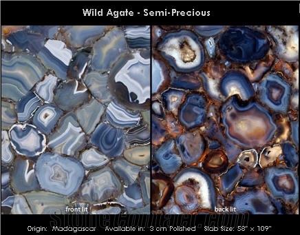Wild Agate Semi-Precious Stone