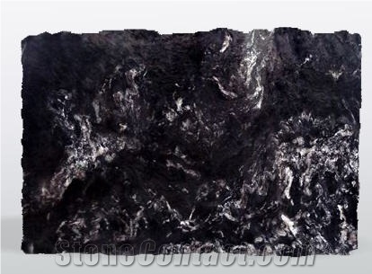 Black Falcon Granite Slabs & Tiles, Brazil Black Granite