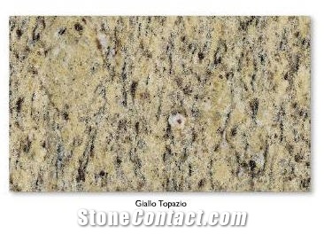 Giallo Topazio Granite Slabs & Tiles, Brazil Yellow Granite