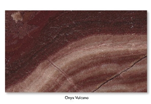 Onyx Vulcano Slabs & Tiles, Turkey Red Onyx