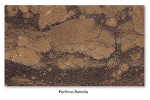Porfirico Ramello Rosso Marble Slabs & Tiles, Italy Red Marble