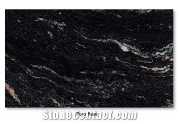 Porto Rosa Granite Slabs & Tiles, Brazil Black Granite