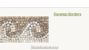 Durango Limstone Mosaic Borders