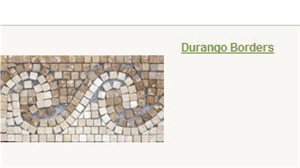 Durango Limstone Mosaic Borders
