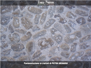 Pietra Arenaria Pebbles Pavement