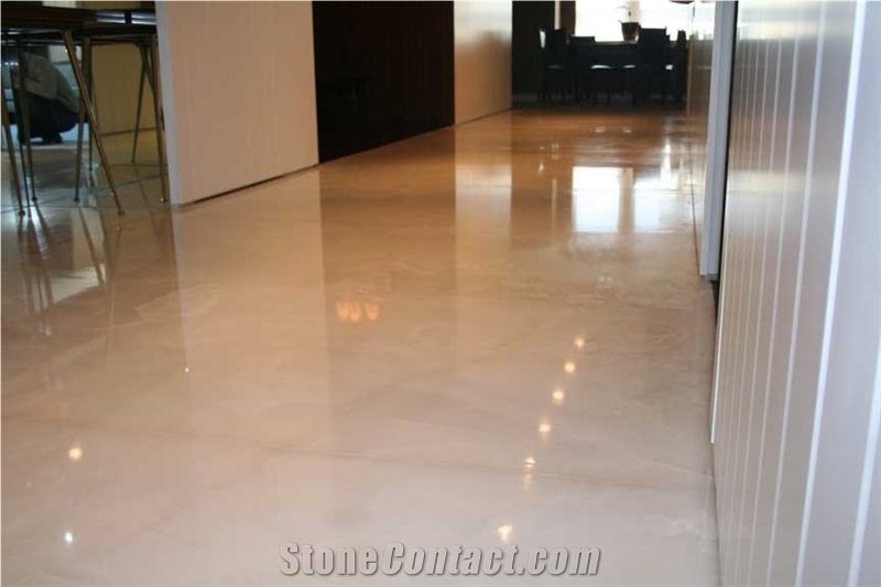 White Onyx Floor Tile