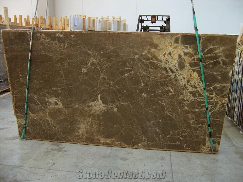 Ambrato Dark Marble Slabs, Italy Brown Marble