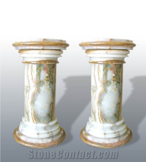 Onyx Pedestals and Columns