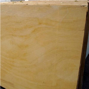 Teak Wood Sandstone Slab, India Yellow Sandstone