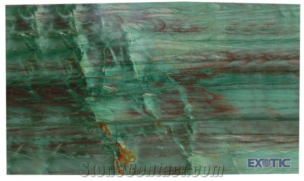 Emerald Queen Quartzite Slabs & Tiles, India Green Quartzite