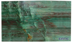 Emerald Queen Quartzite Slabs & Tiles, India Green Quartzite