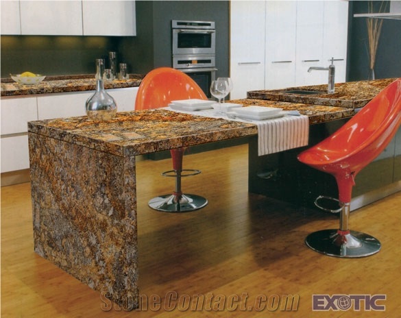 Mascarello Granite Countertops Yellow Granite Countertops From