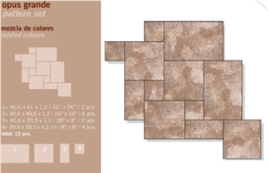 Travertine Opus Pattern Set