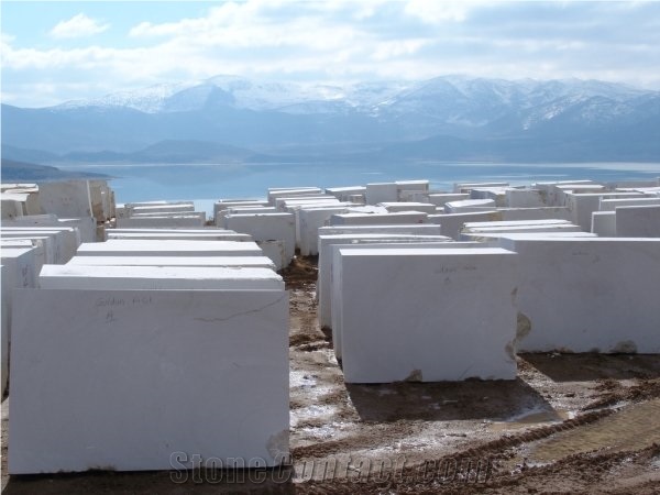 White Marble Blocks
