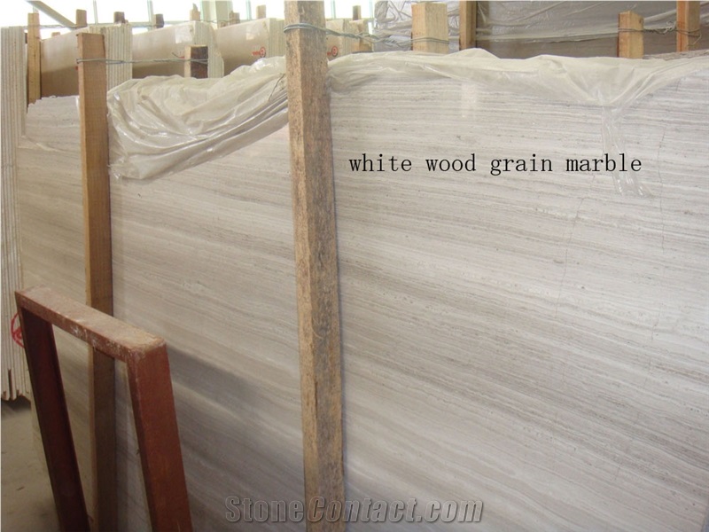 Marble White Wood Grain