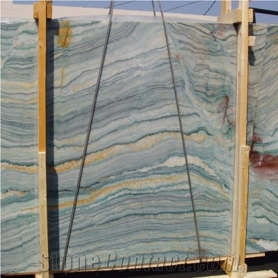Ocean Wave Quartzite Slabs, Brazil Green Quartzite