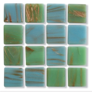 Glass Tile Mosaic Mixes Mediterranean