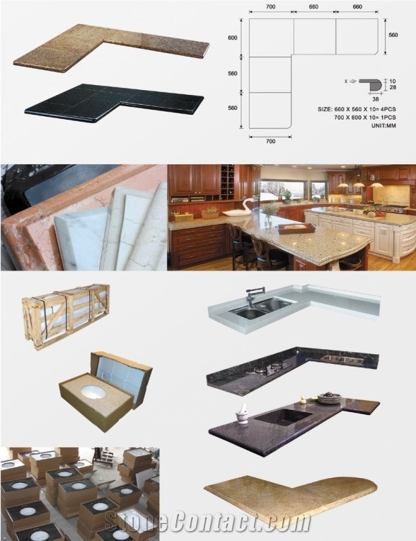 Granite Countertop, Kitchen Countertop