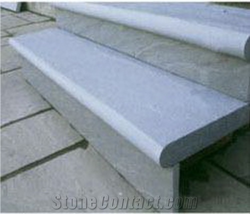 Granite Step,Natural Stone Granite Decoration Stair Treads, Risers, Steps, Staircase, Threshold with Anti Slip, Bull Nose Round Long Edge,Stairs