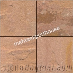 Modak Buff Sandstone Slabs & Tiles, India Brown Sandstone