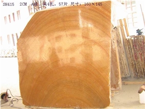 Golden Wood Marble, Wooden Yellow Marble Slabs & Tiles