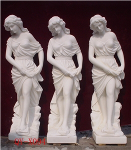 Sculpture,white Marble Figure