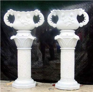 White Marble Column