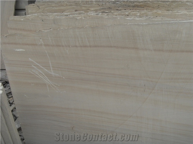 Yellow Wenge Sandstone Slab, China Beige Sandstone