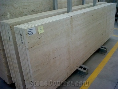 Romano Travertine Classic (Raw) Vein Cut from Indonesia - StoneContact.com