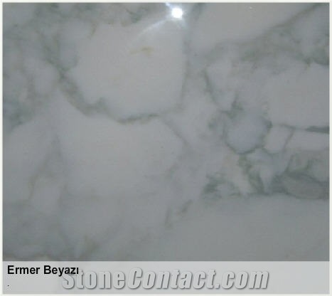 Ermer White Marble Slabs & Tiles, Turkey White Marble