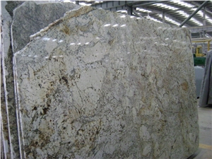 Golden Silver Granite Slab, Brazil Yellow Granite