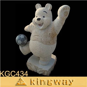 Yellow Granite Garden Carving,Animal Sculpture