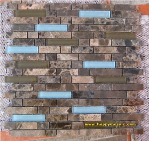 Marble Mixed Glass Mosaic