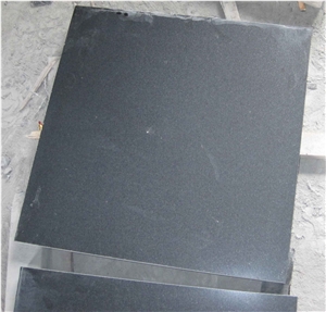 Hebei Black Granite Tile Slab