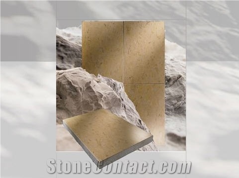 Polished Piedra Cenia Limestone Slabs & Tiles, Spain Yellow Limestone