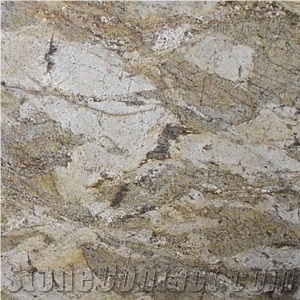 Amber Gold Granite Slabs & Tiles, India Yellow Granite