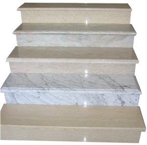 Beige Marble Stone Stair and Step