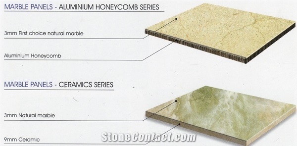 Super-thin Laminated Marble Tile;Compound Marble